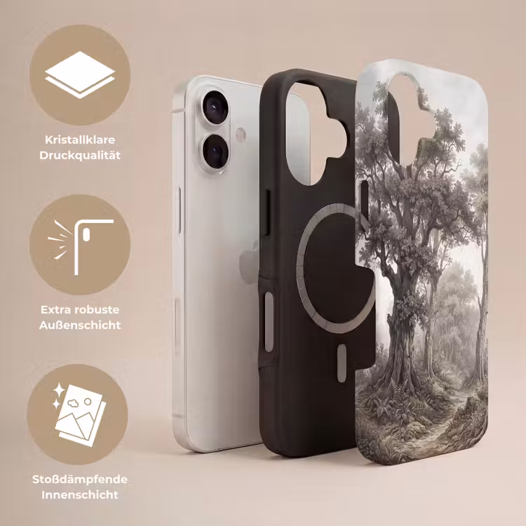 Natuur - Bos - Eik Toughcase MagSafe Apple iPhone 17 klein -USP_Lagen_DE