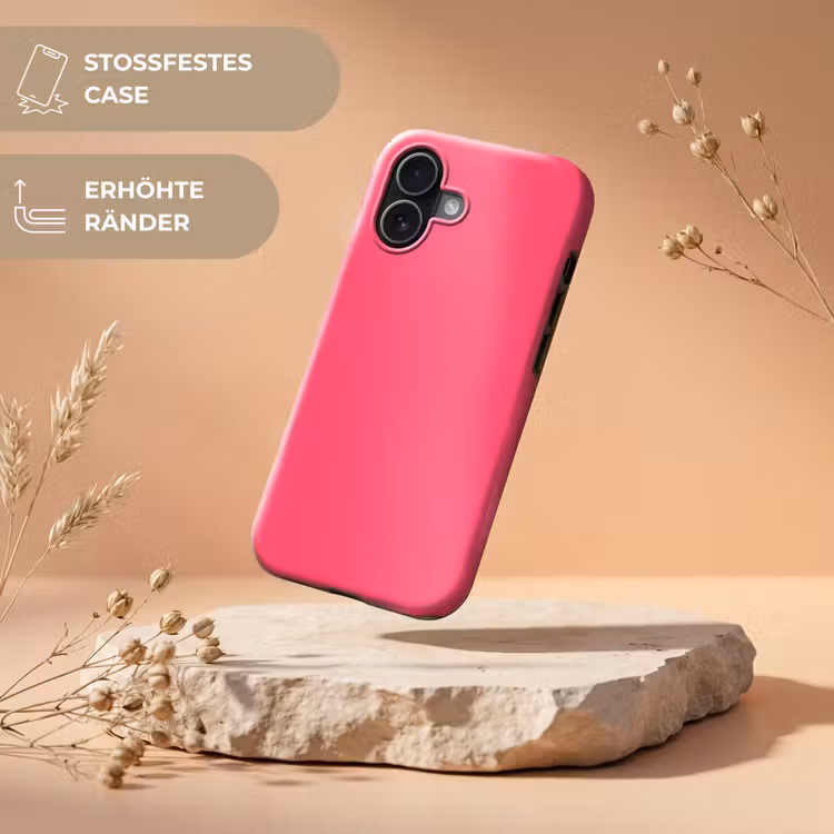 Neon - Flamingo - Roze Toughcase MagSafe Apple iPhone 17 klein 1017 -USP_RandenV_DE