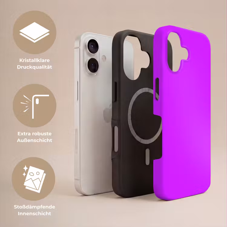 Neon - Orchid - Paars Toughcase MagSafe Apple iPhone 17 klein 1017 -USP_Lagen_DE