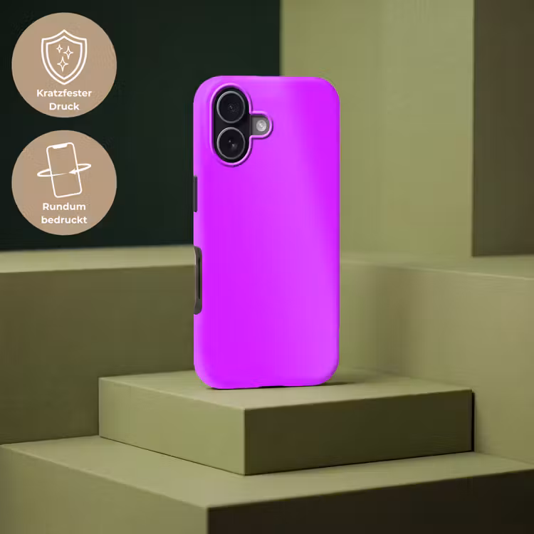 Neon - Orchid - Paars Toughcase MagSafe Apple iPhone 17 klein 1017 -USP_PrintM_DE