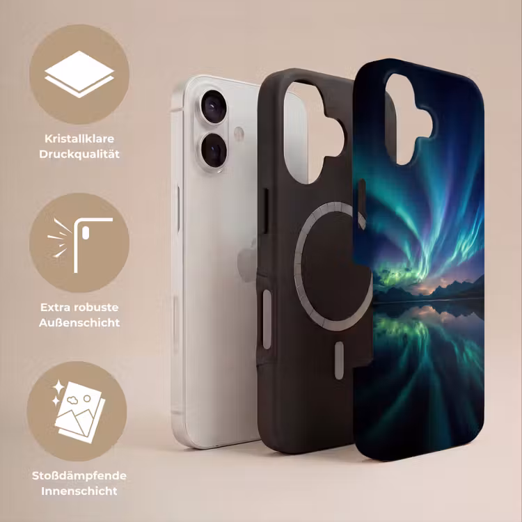 Noorderlicht - Kleurrijk - Bergmeer Toughcase MagSafe Apple iPhone 17 klein -USP_Lagen_DE