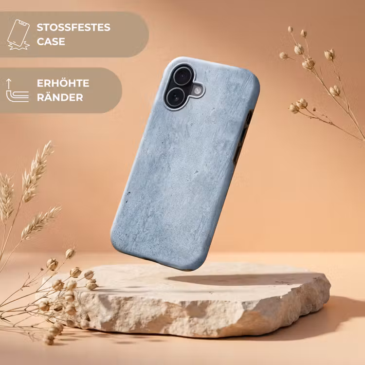 Oppervlak - Ruw - Abstract - Modern - Grijs Toughcase MagSafe Apple iPhone 17 klein -USP_RandenV_DE