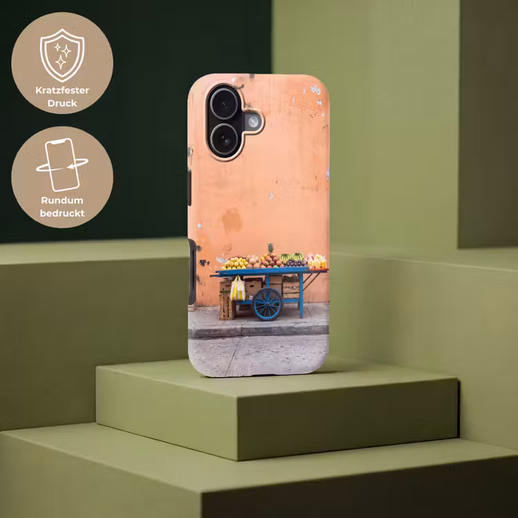 Handyhülle Toughcase - Obst – Kar – Straße - Fruit - Kar - Straat Toughcase MagSafe Apple iPhone 17 klein