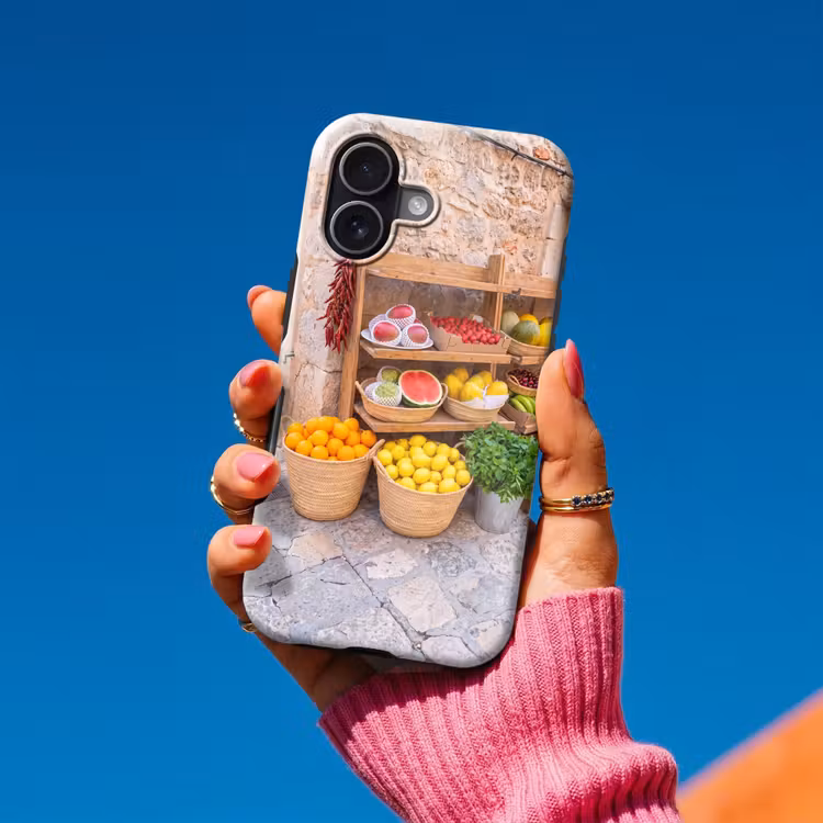 Handyhülle Toughcase - Obst – Markt – Frisch - Fruit - Markt - Vers Toughcase MagSafe Apple iPhone 17 klein