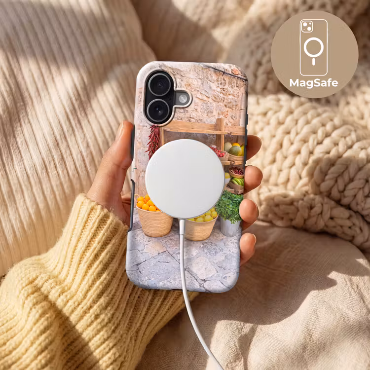 Handyhülle Toughcase - Obst – Markt – Frisch - Fruit - Markt - Vers Toughcase MagSafe Apple iPhone 17 klein