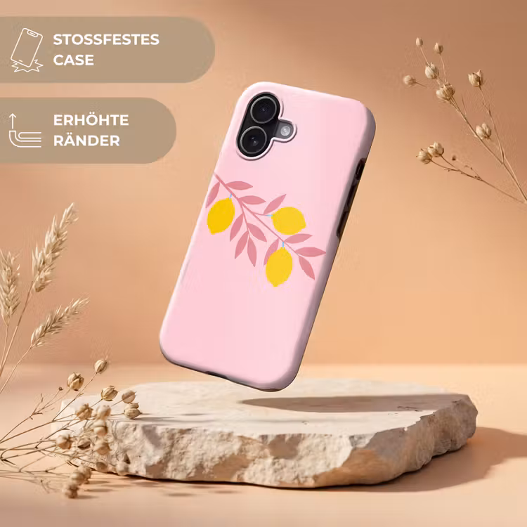 Fruit - Tak - Natuur - Abstract - Roze Toughcase MagSafe Apple iPhone 17 klein -USP_RandenV_DE