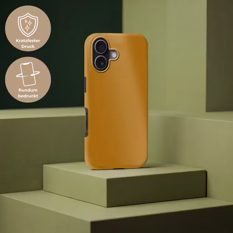 Ocre - Gold - Geel Toughcase MagSafe Apple iPhone 17 klein 1017 -USP_PrintM_DE
