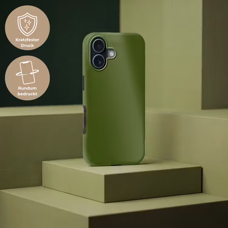 Olive - Drab - Groen Toughcase MagSafe Apple iPhone 17 klein 1017 -USP_PrintM_DE