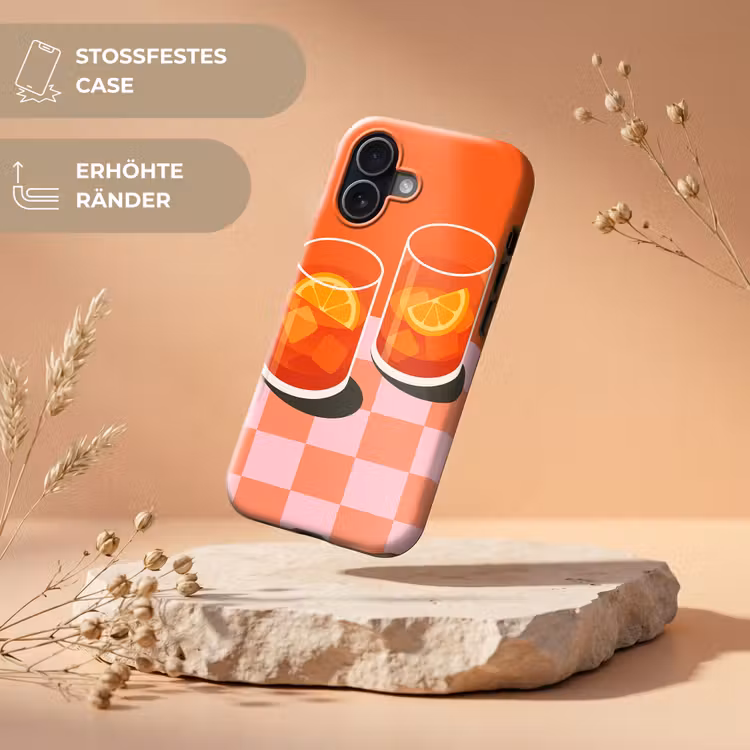 Sinaasappel - Glazen - Oranje Toughcase MagSafe Apple iPhone 17 klein -USP_RandenV_DE