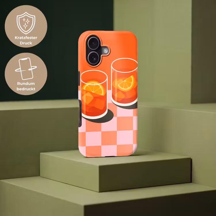 Sinaasappel - Glazen - Oranje Toughcase MagSafe Apple iPhone 17 klein -USP_PrintM_DE