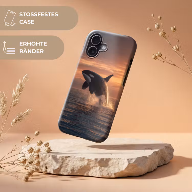 Orka - Zee - Zonsondergang Toughcase MagSafe Apple iPhone 17 klein -USP_RandenV_DE
