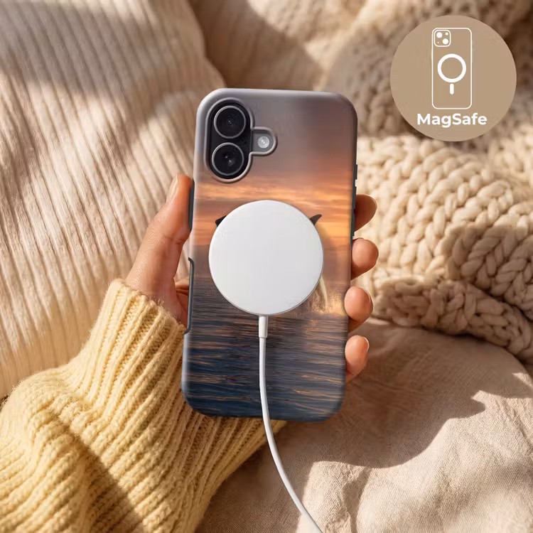 Orka - Zee - Zonsondergang Toughcase MagSafe Apple iPhone 17 klein -USP_MagsafeV