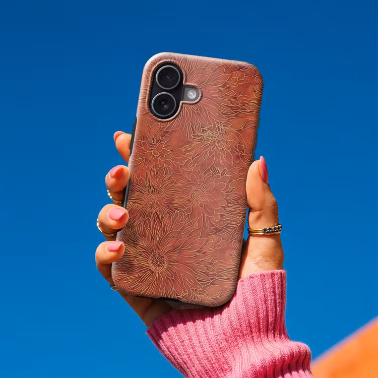 Oosters - Bloemen - Terracotta Toughcase MagSafe Apple iPhone 17 klein 1017 -Sfeer1V
