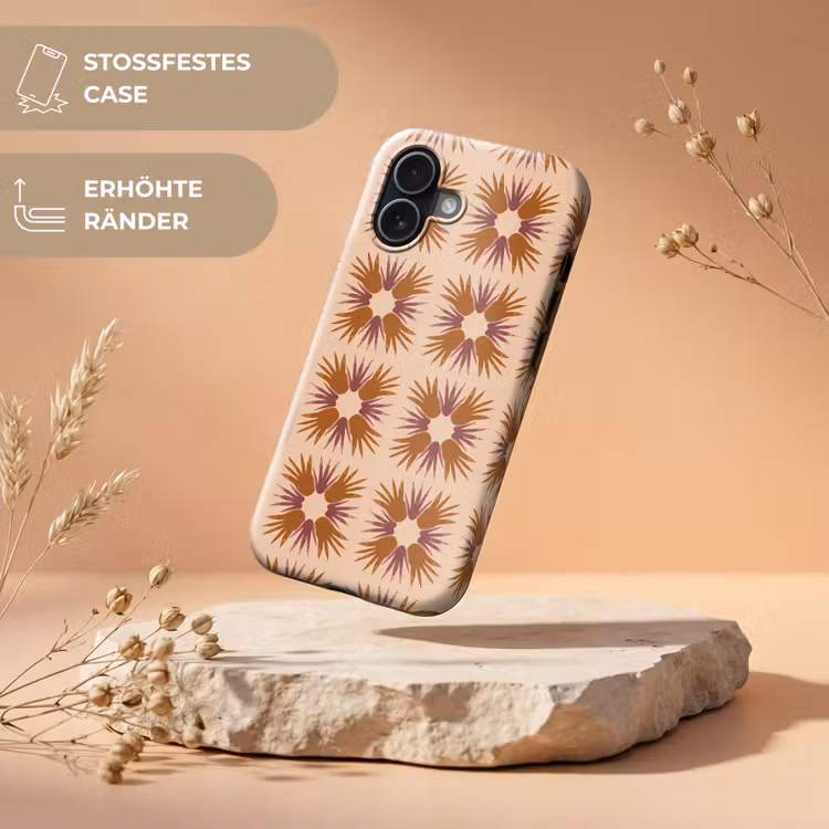 Ornament - Patroon - Oker Toughcase MagSafe Apple iPhone 17 klein 1017 -USP_RandenV_DE