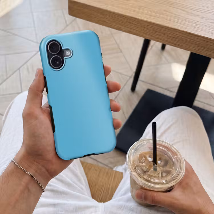 Ocean - Teal - Blauw Toughcase MagSafe Apple iPhone 17 klein 1017 -Sfeer1M