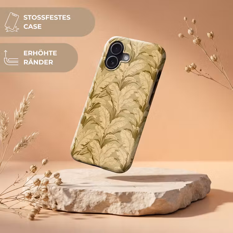 Palmbladeren - Klassiek - Groen Toughcase MagSafe Apple iPhone 17 klein 1017 -USP_RandenV_DE
