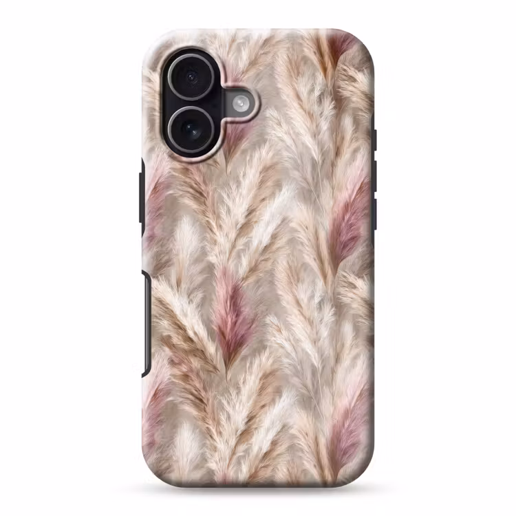 Pampasgras - Pluizig - Kleurrijk Toughcase MagSafe Apple iPhone 17 klein 1017 -3d