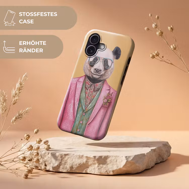 Panda - Pak - Zonnebril - Blauw Toughcase MagSafe Apple iPhone 17 klein -USP_RandenV_DE