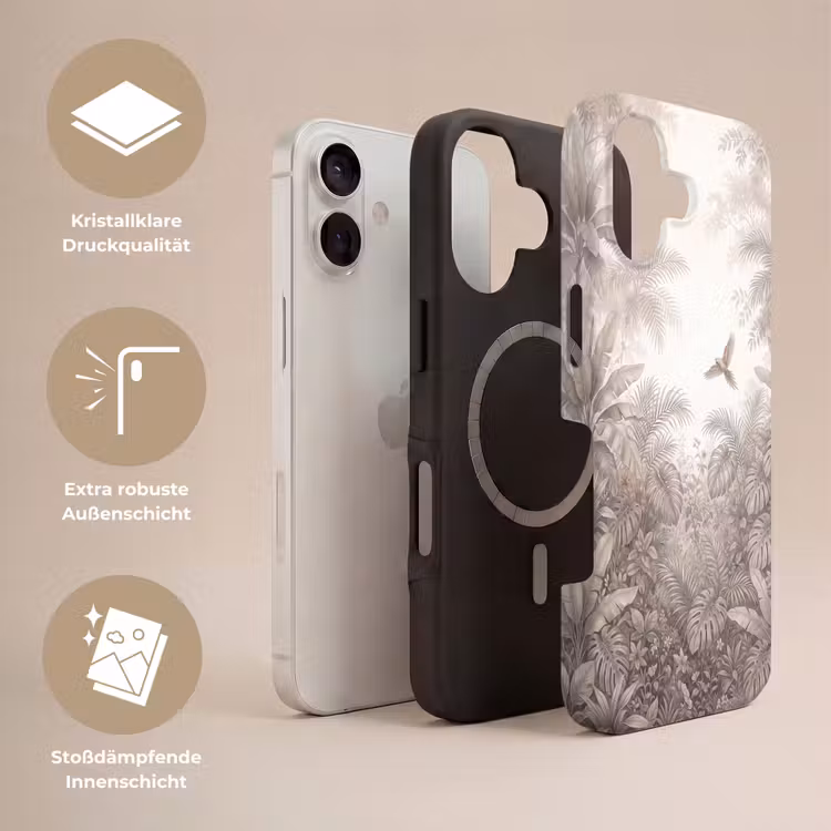 Papagaai - Jungle - Tropisch Toughcase MagSafe Apple iPhone 17 klein -USP_Lagen_DE