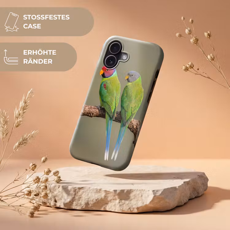 Papagaai - Tak - Natuur - Kleurrijk Toughcase MagSafe Apple iPhone 17 klein -USP_RandenV_DE