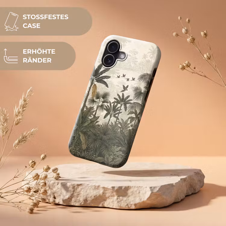 Papagaaien - Jungle - Tropisch - Green Toughcase MagSafe Apple iPhone 17 klein -USP_RandenV_DE