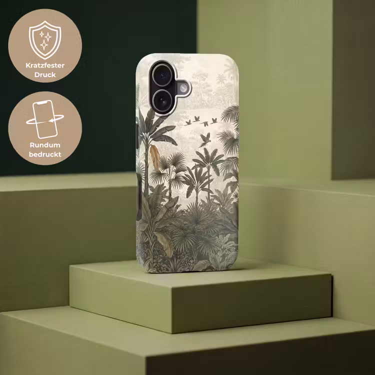 Papagaaien - Jungle - Tropisch - Green Toughcase MagSafe Apple iPhone 17 klein -USP_PrintM_DE