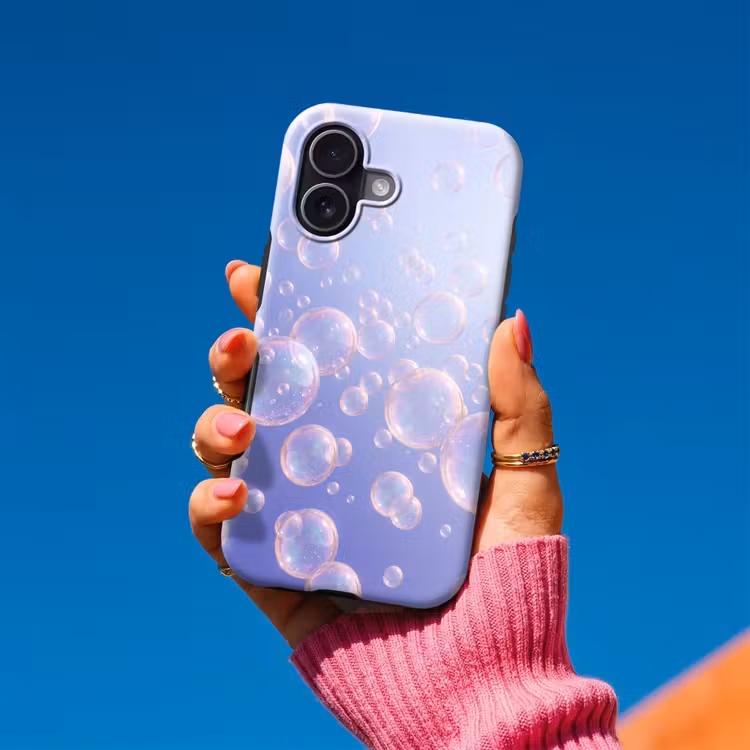 Pastel - Bubbels - Dromerig Toughcase MagSafe Apple iPhone 17 klein -Sfeer1V