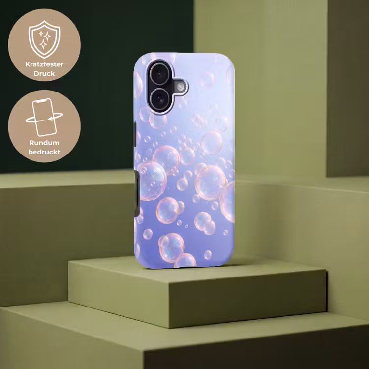 Pastel - Bubbels - Dromerig Toughcase MagSafe Apple iPhone 17 klein -USP_PrintM_DE