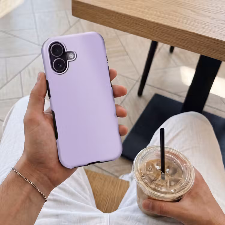 Pastel - Lilac - Paars Toughcase MagSafe Apple iPhone 17 klein 1017 -Sfeer1M