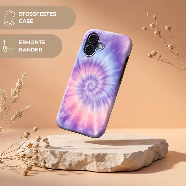 Pasteltinten - Paars - Spiraal - Marmer Toughcase MagSafe Apple iPhone 17 klein -USP_RandenV_DE