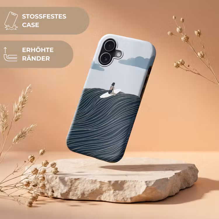 Persoon - Surfen - Oceaan - Natuur - Modern Toughcase MagSafe Apple iPhone 17 klein -USP_RandenV_DE