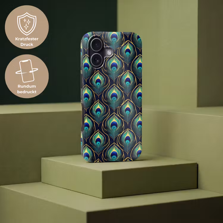 Pauw - Veren - Groen Toughcase MagSafe Apple iPhone 17 klein 1017 -USP_PrintM_DE