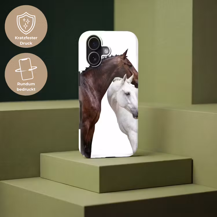 Paard - Modern - Balans Toughcase MagSafe Apple iPhone 17 klein -USP_PrintM_DE