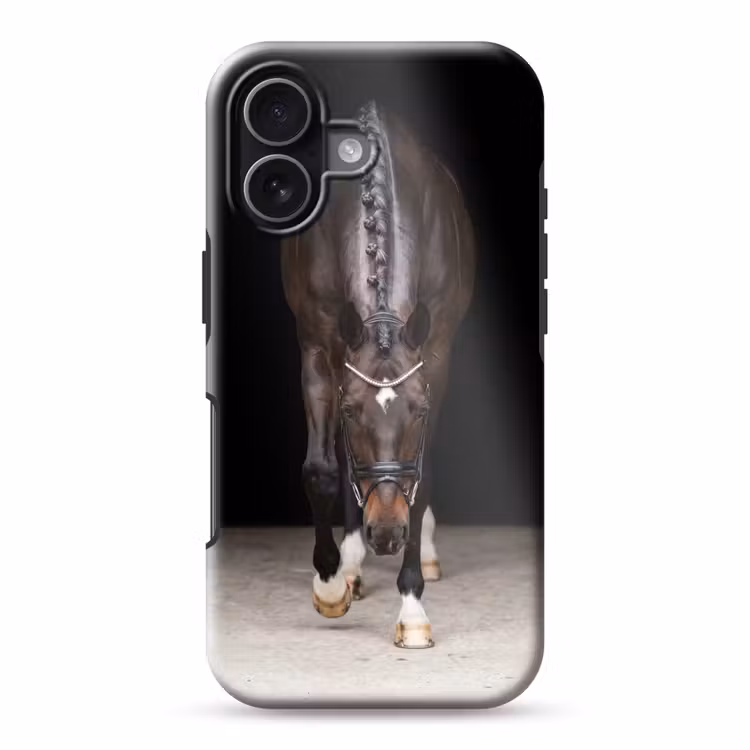 Paard - Modern - Portret Toughcase MagSafe Apple iPhone 17 klein -3d