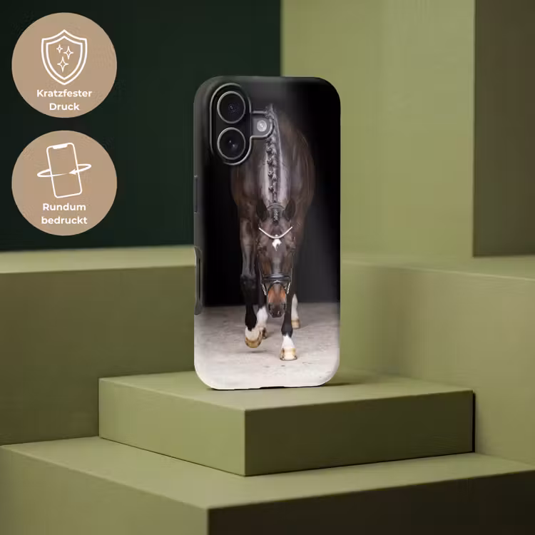Paard - Modern - Portret Toughcase MagSafe Apple iPhone 17 klein -USP_PrintM_DE