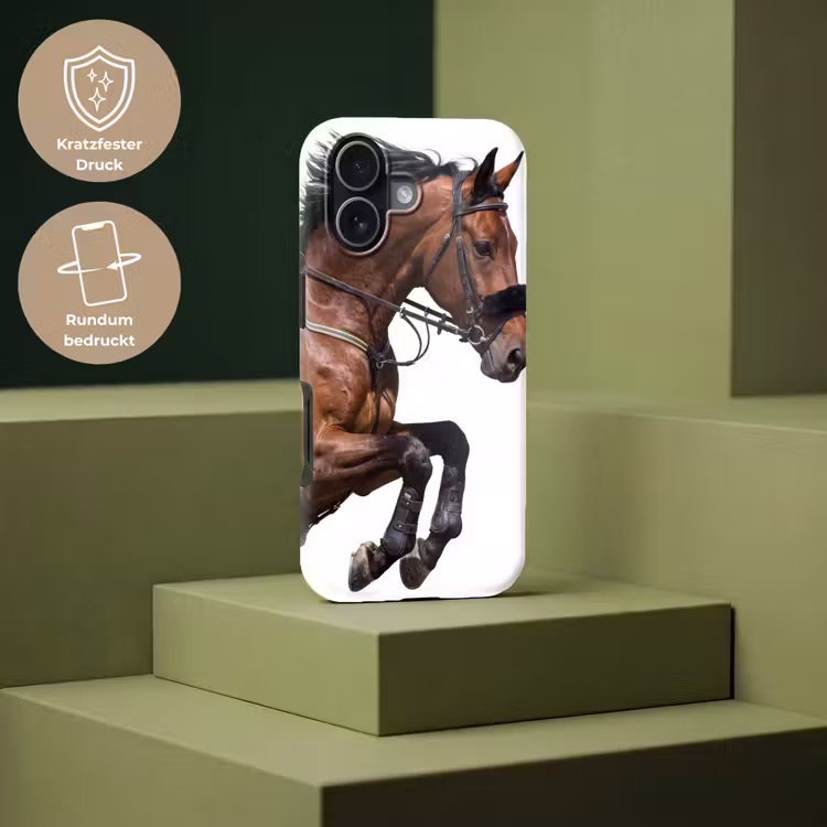 Paard - Springen - Modern Toughcase MagSafe Apple iPhone 17 klein -USP_PrintM_DE