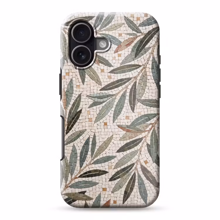 Plant - Blad - Mozaïek - Groen Toughcase MagSafe Apple iPhone 17 klein -3d