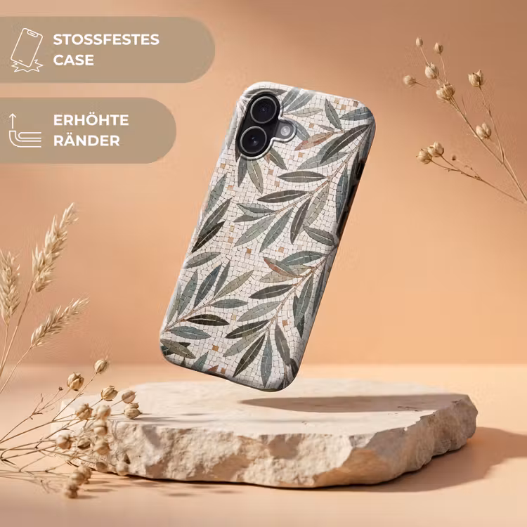 Plant - Blad - Mozaïek - Groen Toughcase MagSafe Apple iPhone 17 klein -USP_RandenV_DE