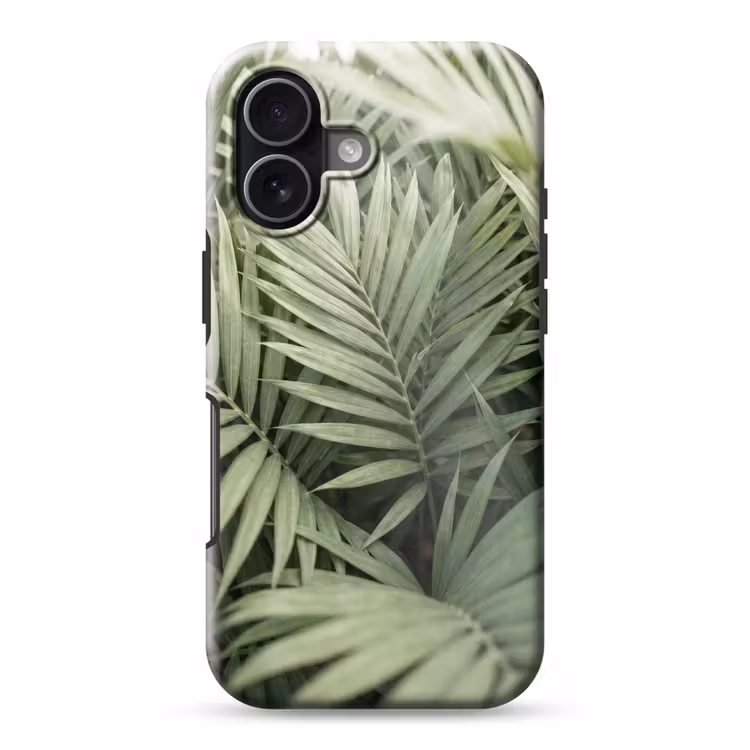 Plant - Palmbladeren - Natuur - Groen Toughcase MagSafe Apple iPhone 17 klein -3d