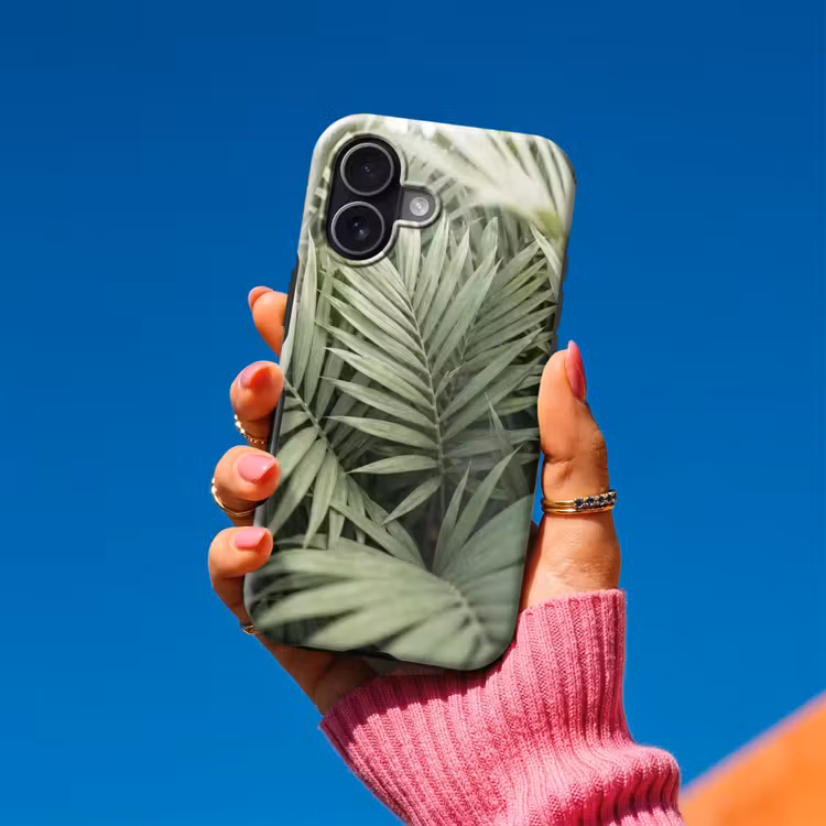 Plant - Palmbladeren - Natuur - Groen Toughcase MagSafe Apple iPhone 17 klein -Sfeer1V
