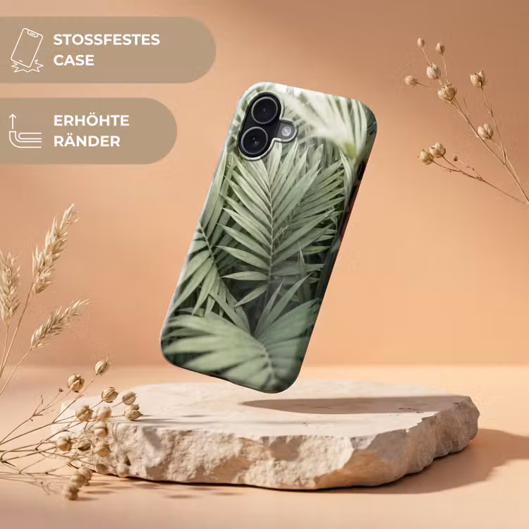 Plant - Palmbladeren - Natuur - Groen Toughcase MagSafe Apple iPhone 17 klein -USP_RandenV_DE