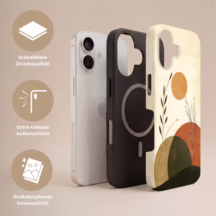 Planten - Abstract - Vormen Toughcase MagSafe Apple iPhone 17 klein -USP_Lagen_DE