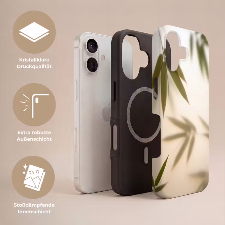 Planten - Bladeren - Natuur - Groen Toughcase MagSafe Apple iPhone 17 klein -USP_Lagen_DE