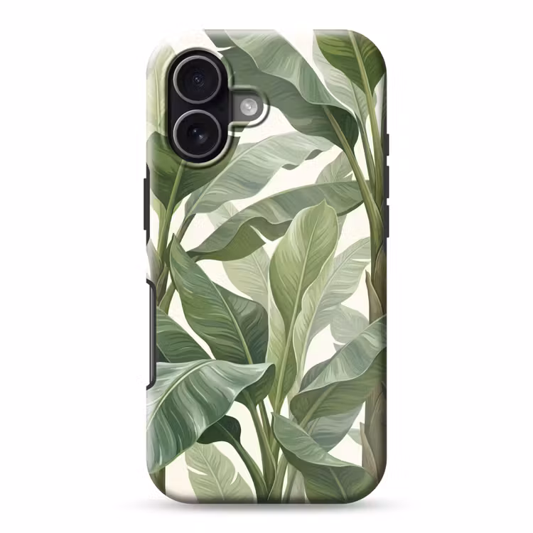 Planten - Bladeren - Tropisch - Groen Toughcase MagSafe Apple iPhone 17 klein -3d