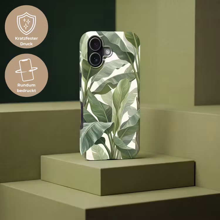 Planten - Bladeren - Tropisch - Groen Toughcase MagSafe Apple iPhone 17 klein -USP_PrintM_DE