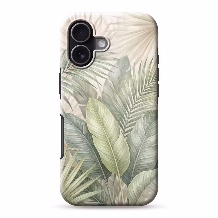 Planten - Tropisch - Bladeren - Groen - Natuur Toughcase MagSafe Apple iPhone 17 klein -3d