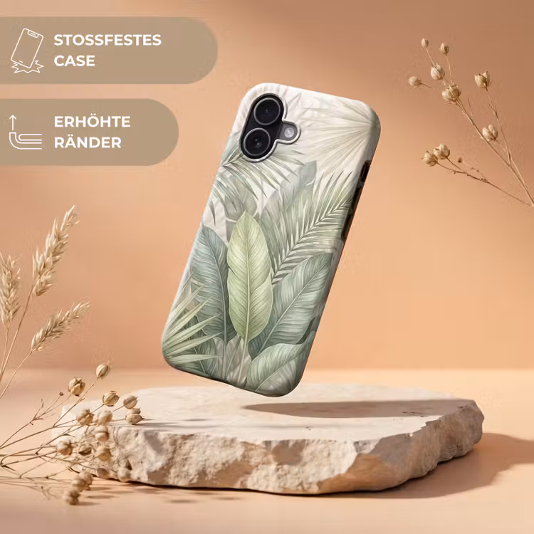 Planten - Tropisch - Bladeren - Groen - Natuur Toughcase MagSafe Apple iPhone 17 klein -USP_RandenV_DE