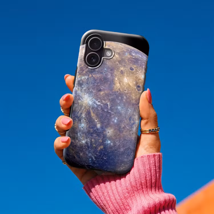 Handyhülle Toughcase - Planet – Krater – Weltraum - Planeet - Kraters - Ruimte Toughcase MagSafe Apple iPhone 17 klein