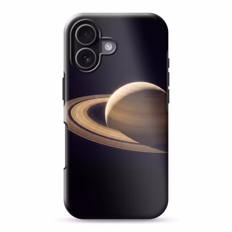 Handyhülle Toughcase - Planet – Ringe – Weltraum - Planeet - Ringen - Ruimte Toughcase MagSafe Apple iPhone 17 klein