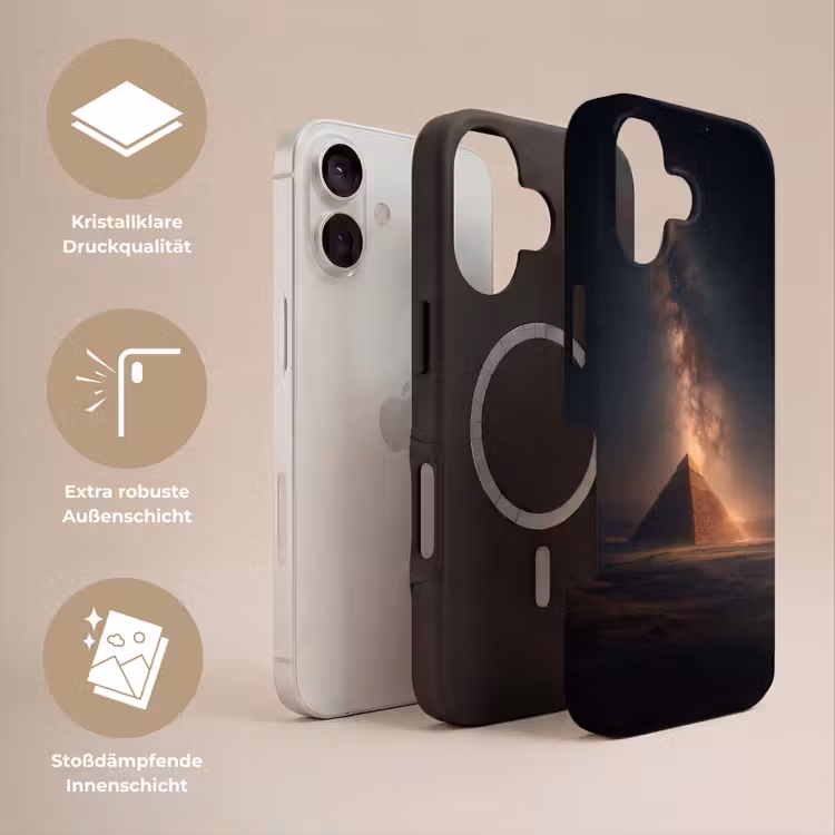 Piramide - Woestijn - Licht Toughcase MagSafe Apple iPhone 17 klein -USP_Lagen_DE